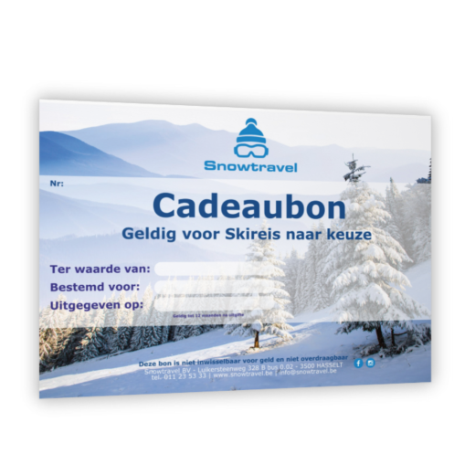Cadeaukaart Snowtravel