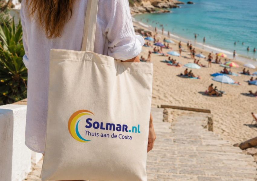Draag de zomer gewoon met je mee in de Solmar canvas tas